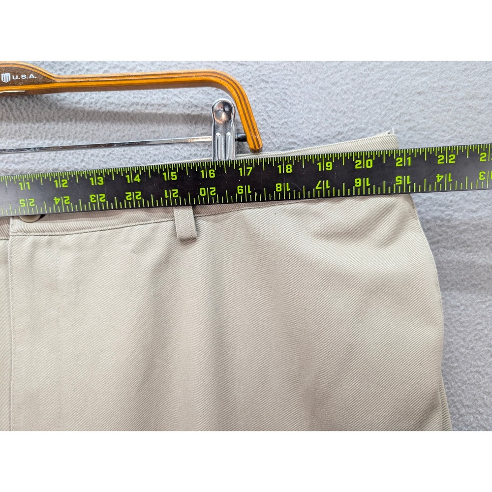 Cabela's Outfitter Series Chino Pants Mens 42x30 Tan Cotton Flat Front Suspender - Picture 6 of 12